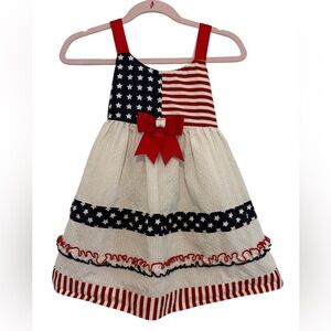 Bonnie Baby Patriotic Summer Dress 24 months USA